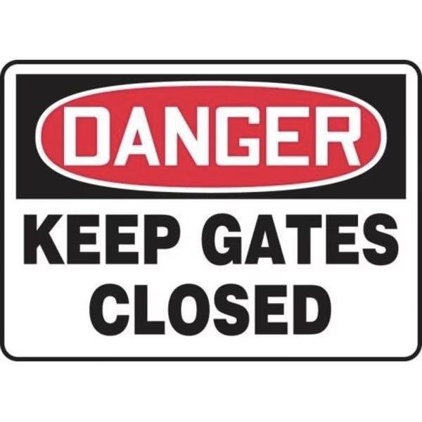 Accuform OSHA DANGER SAFETY SIGN KEEP GATES MABR003XT MABR003XT - main